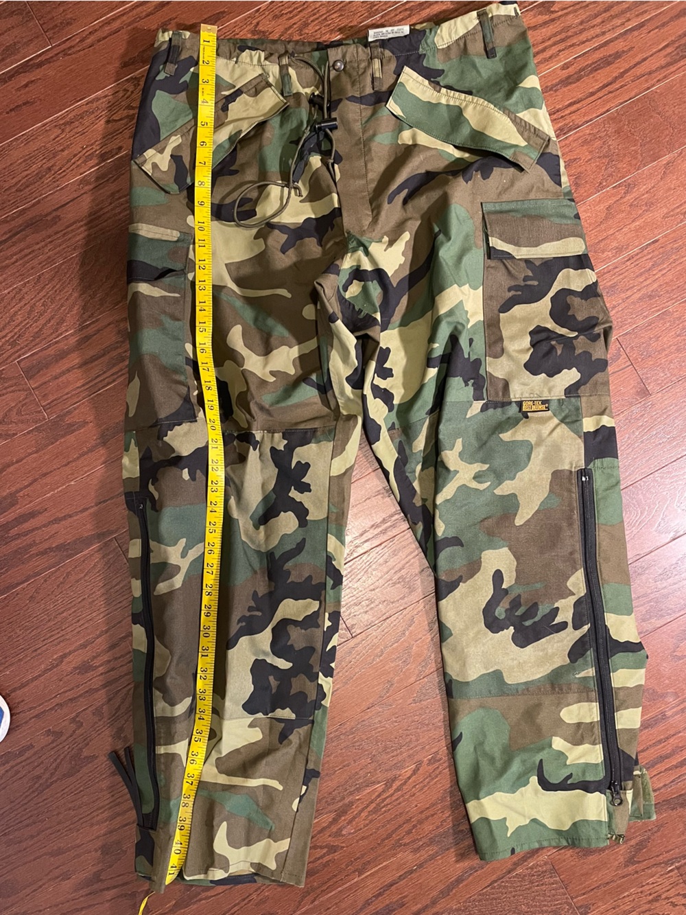 Tennier Industries 2G ECWCS Trousers Cargo Pants Camo Medium Gore Tex - Picture 2 of 10